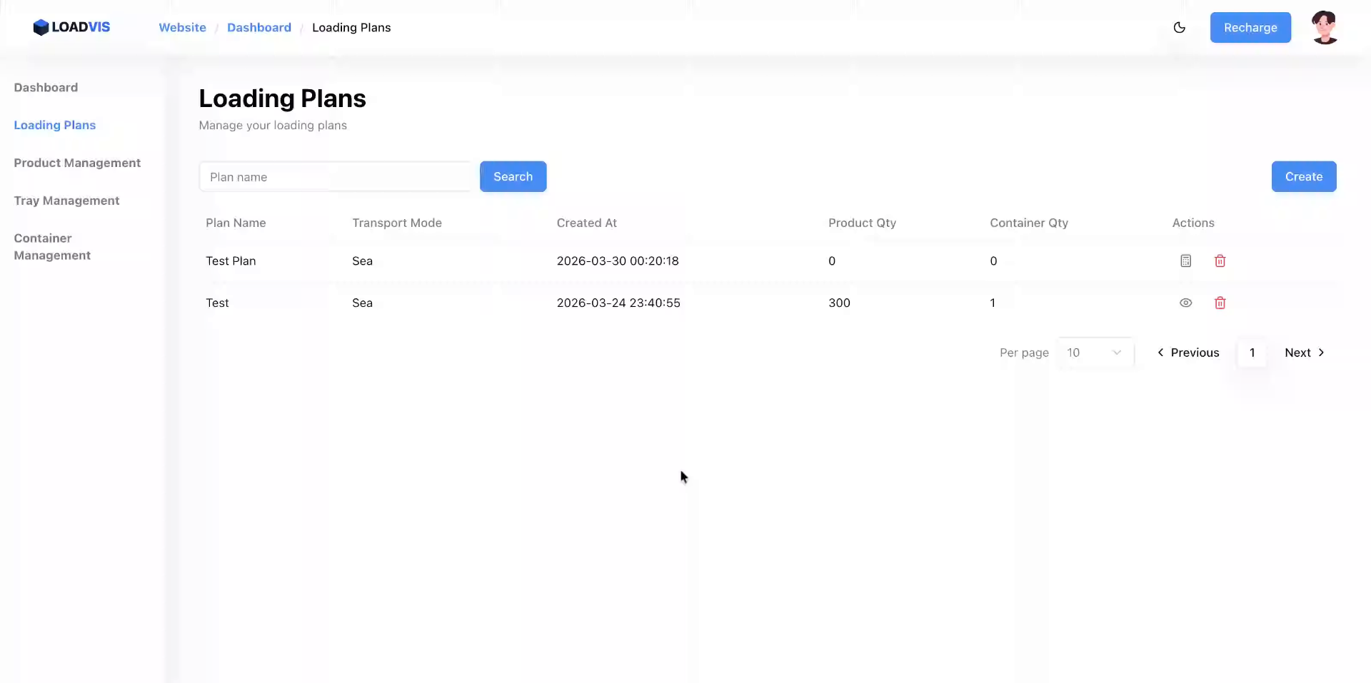 Entrada no módulo de edição