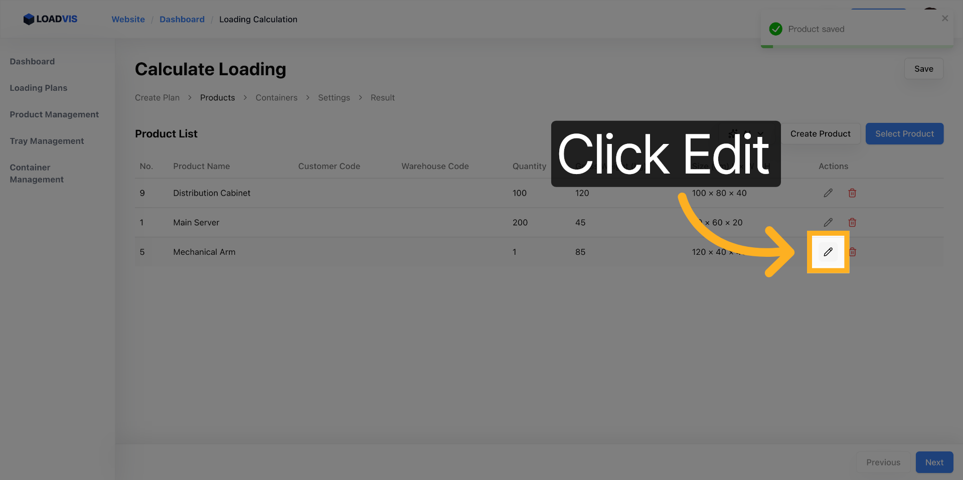 Preparação terceira linha